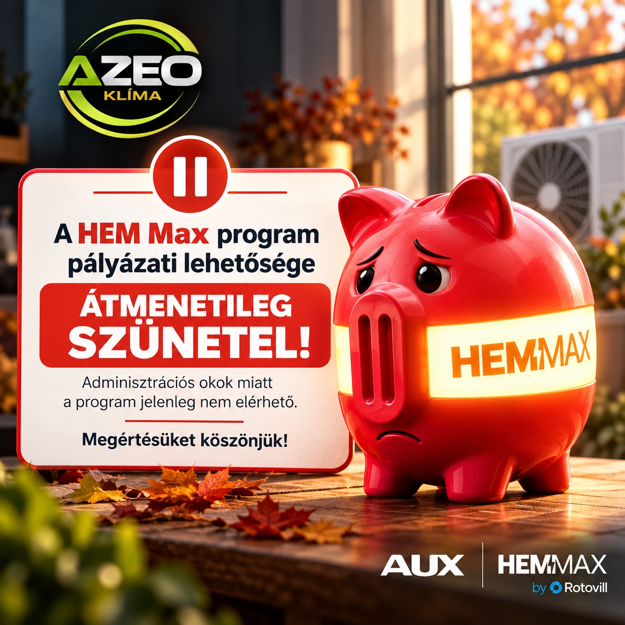 HEM MAX – fűtés klímával